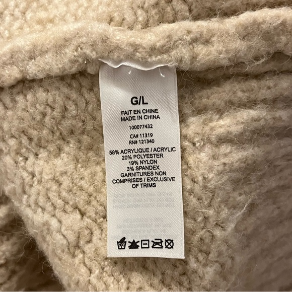 Dynamite Buttoned Cream Cardigan - Picture 3 of 5